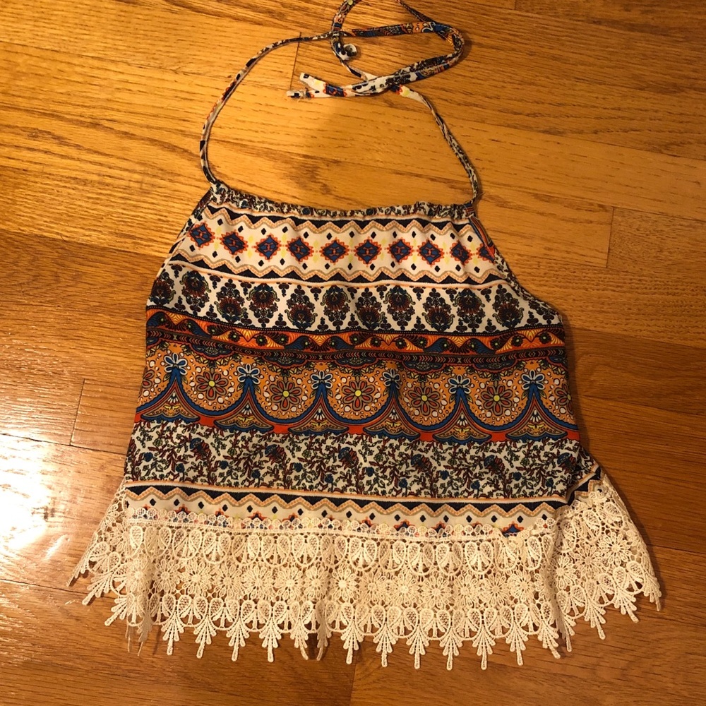 L. A. Hearts Printed Halter Top